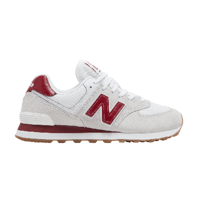 Pre-owned New Balance 574v2 'white Red'