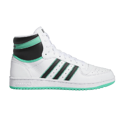 Pre-owned Adidas Originals Top Ten Rb 'white Hi-res Green'