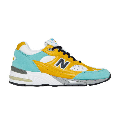 Pre-owned New Balance Sneakersnstuff X 991 Made In England 'secret Colorway' In Yellow