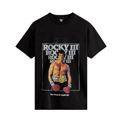 Pre-owned Kith For Rocky Iii Vintage Tee 'black'