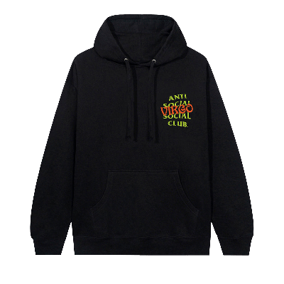 Pre-owned Anti Social Social Club Virgo Hoodie 'black'