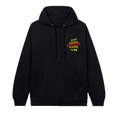 Pre-owned Anti Social Social Club Cancer Hoodie 'black'