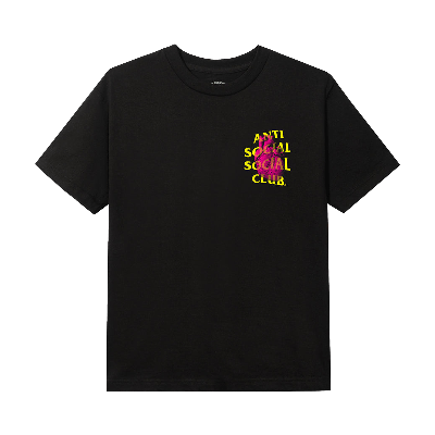 Pre-owned Anti Social Social Club Pulse Check Tee 'black'