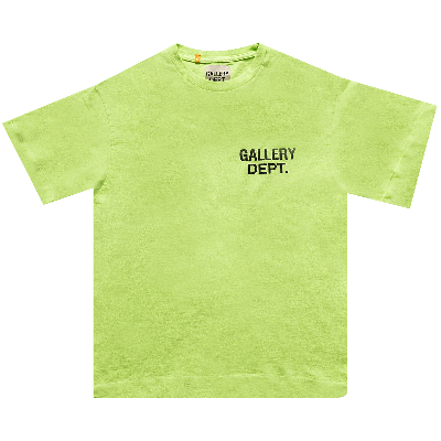 Pre-owned Gallery Dept. Vintage Souvenir Tee 'lime Green'