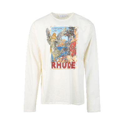 Pre-owned Rhude Angel Long-sleeve Tee 'vintage White'