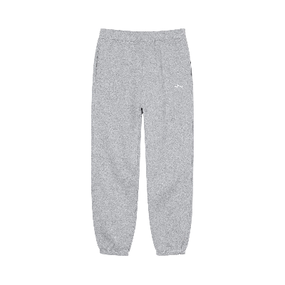 Pre-owned Stussy Stock Logo Pant 'grey Heather'