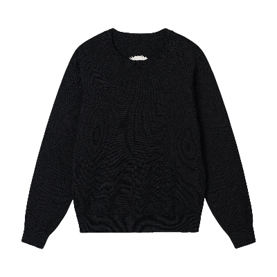 Pre-owned Stussy Bent Crown Sweater 'black'