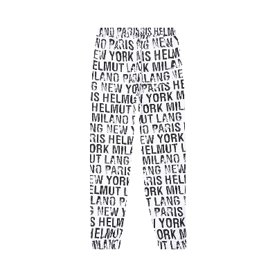 Pre-owned Helmut Lang All Over Jogger 'white'