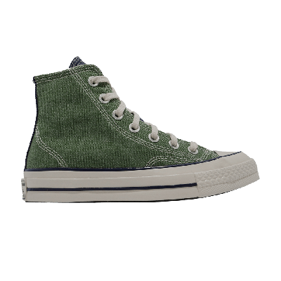 Pre-owned Converse Chuck 70 High 'treeline Midnight Navy' In Green