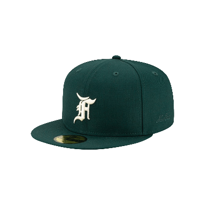 Pre-owned Essentials Fear Of God  X New Era 59fifty Fitted 'dark Green'