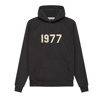 Pre-owned Essentials Fear Of God   Hoodie 'iron' In Black