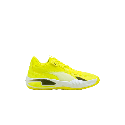 Pre-owned Puma Court Rider I 'yellow Glow'