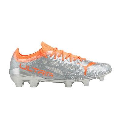 Pre-owned Puma Ultra 1.4 Fg Ag 'diamond Silver Neon Citrus'