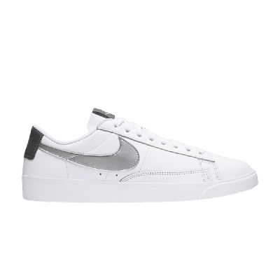 Pre-owned Nike Wmns Blazer Low Le 'white Metallic Silver'