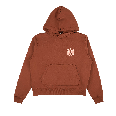 Pre-owned Amiri Ma Core Logo Hoodie 'clay Peach' In Orange