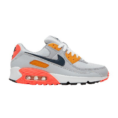 Pre-owned Nike Wmns Air Max 90 'grey Crimson Gold'