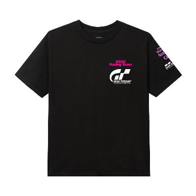 Pre-owned Anti Social Social Club X Gran Turismo Logo Tee 'black'