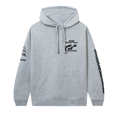 Pre-owned Anti Social Social Club X Gran Turismo Hoodie 'grey'