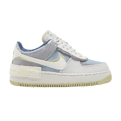 Pre-owned Nike Wmns Air Force 1 Shadow 'on The Bright Side - Skate Blue'