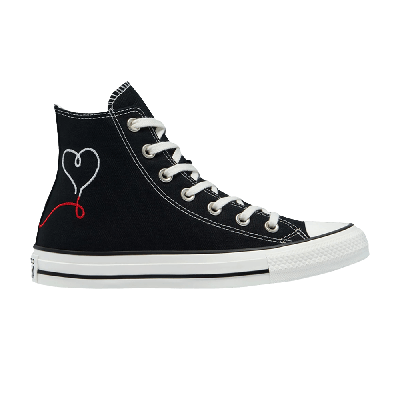 Pre-owned Converse Chuck Taylor All Star High 'made With Love - Black'