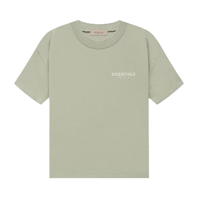 Pre-owned Essentials Fear Of God   Tee 'sea Foam' In Green