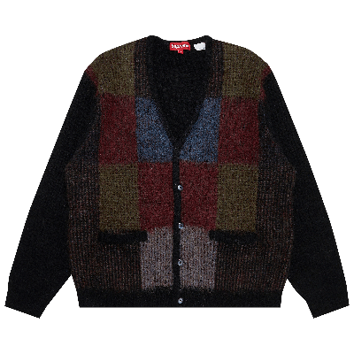 Pre-owned Supreme Brushed Grid Cardigan 'black'