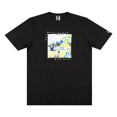 Pre-owned Supreme X The North Face Sketch Short-sleeve Top 'black'