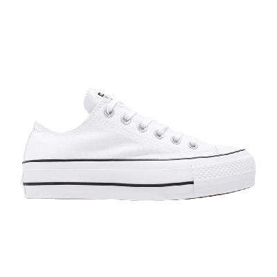 Pre-owned Converse Wmns Chuck Taylor All Star Lift Low 'white Black'