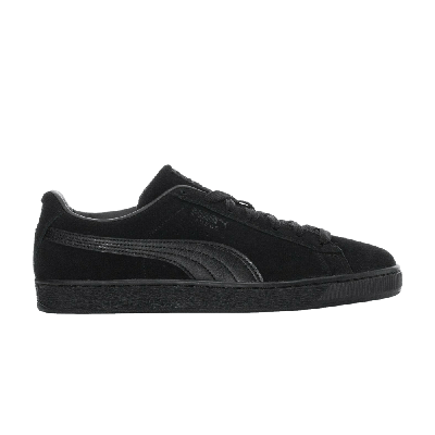 Pre-owned Puma Suede Classic 'triple Black'