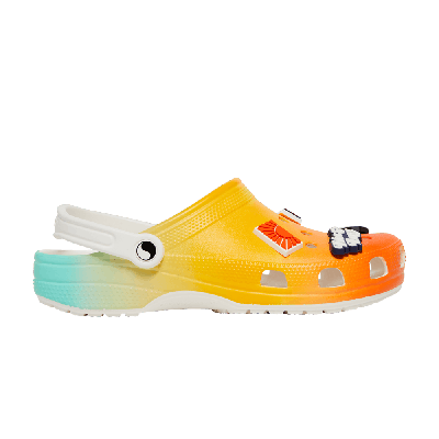 Pre-owned Crocs Free & Easy X Classic Clog 'sunset' In Multi-color