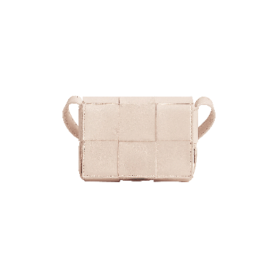 Pre-owned Bottega Veneta Mini Cassette Bag 'melon Washed' In Cream
