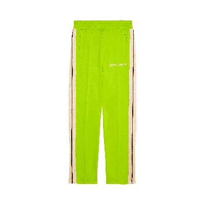 Pre-owned Palm Angels Classic Track Pants 'lime Green/off White'