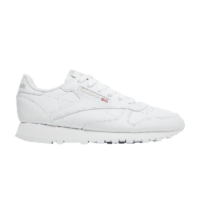 Pre-owned Reebok Wmns Classic Leather 'white Pure Grey'