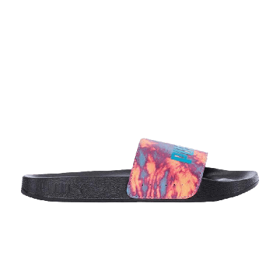 Pre-owned Puma Wmns Leadcat Slide 'tie-dye' In Multi-color