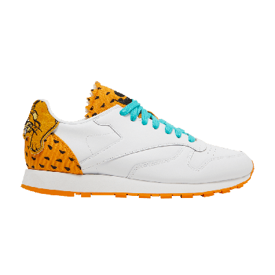 Pre-owned Reebok Flintstones Meet Jetsons X Classic Leather 'baby Puss' In White