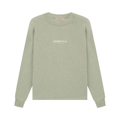 Pre-owned Essentials Fear Of God  Relaxed Crewneck 'sea Foam' In Green