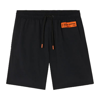 Pre-owned Heron Preston Nylon Swimshorts 'black'