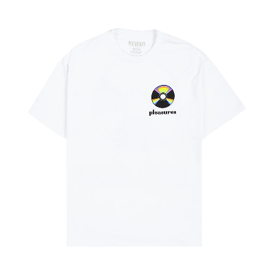 Pre-owned Pleasures Spin T-shirt 'white'