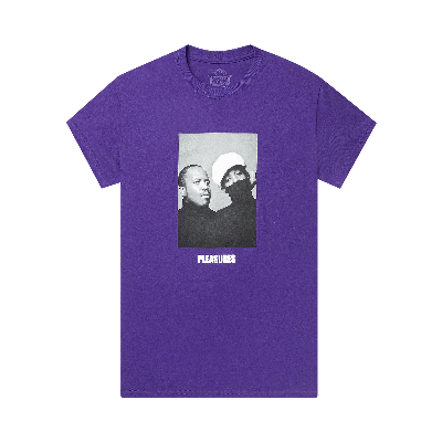 Pre-owned Pleasures Vocabulary T-shirt 'purple'