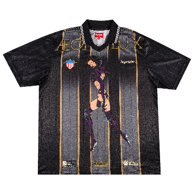 Pre-owned Supreme Aeon Flux Soccer Jersey 'black'