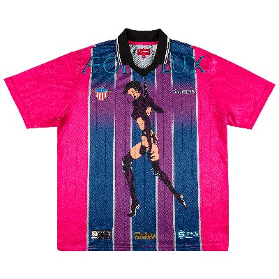 Pre-owned Supreme Aeon Flux Soccer Jersey 'pink'