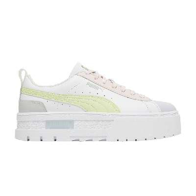 Pre-owned Puma Wmns Mayze Leather 'white Arctic Ice'