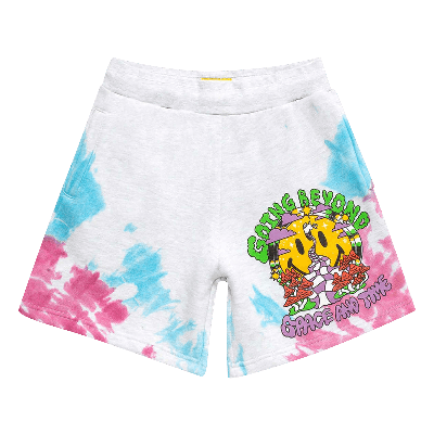 Pre-owned Market Smiley Beyond Space And Time Sweatshorts 'purple Tie Dye' In Multi-color