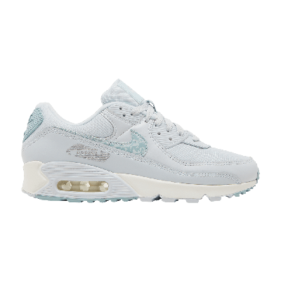 Pre-owned Nike Wmns Air Max 90 'camo Swoosh' In Blue