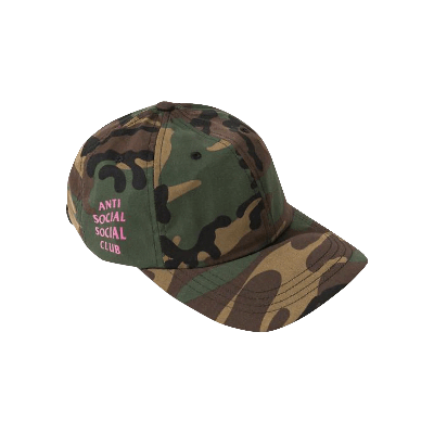 Pre-owned Anti Social Social Club Get Weird Cap 'camo' In Multi-color