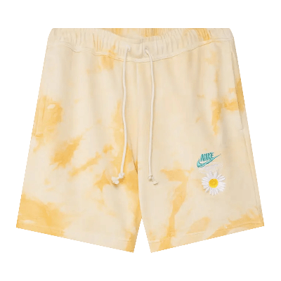 Pre-owned Nike French Terry Shorts 'sanded Gold' In Yellow