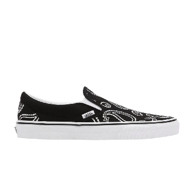 Pre-owned Vans Classic Slip-on 'peace Paisley - Black'