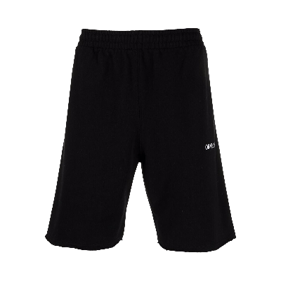 Pre-owned Off-white Caravag Paint Sweatshort 'black'