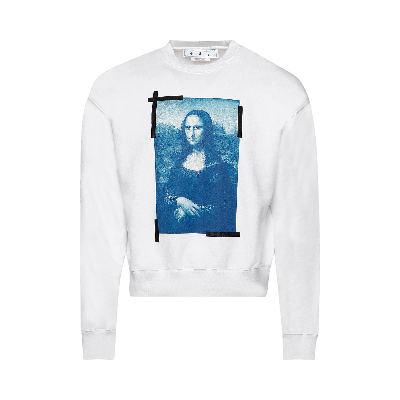 Pre-owned Off-white Monalisa Over Crewneck 'white'