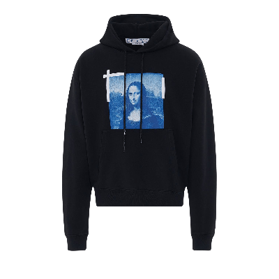 Pre-owned Off-white Monalisa Over Hoodie 'black'